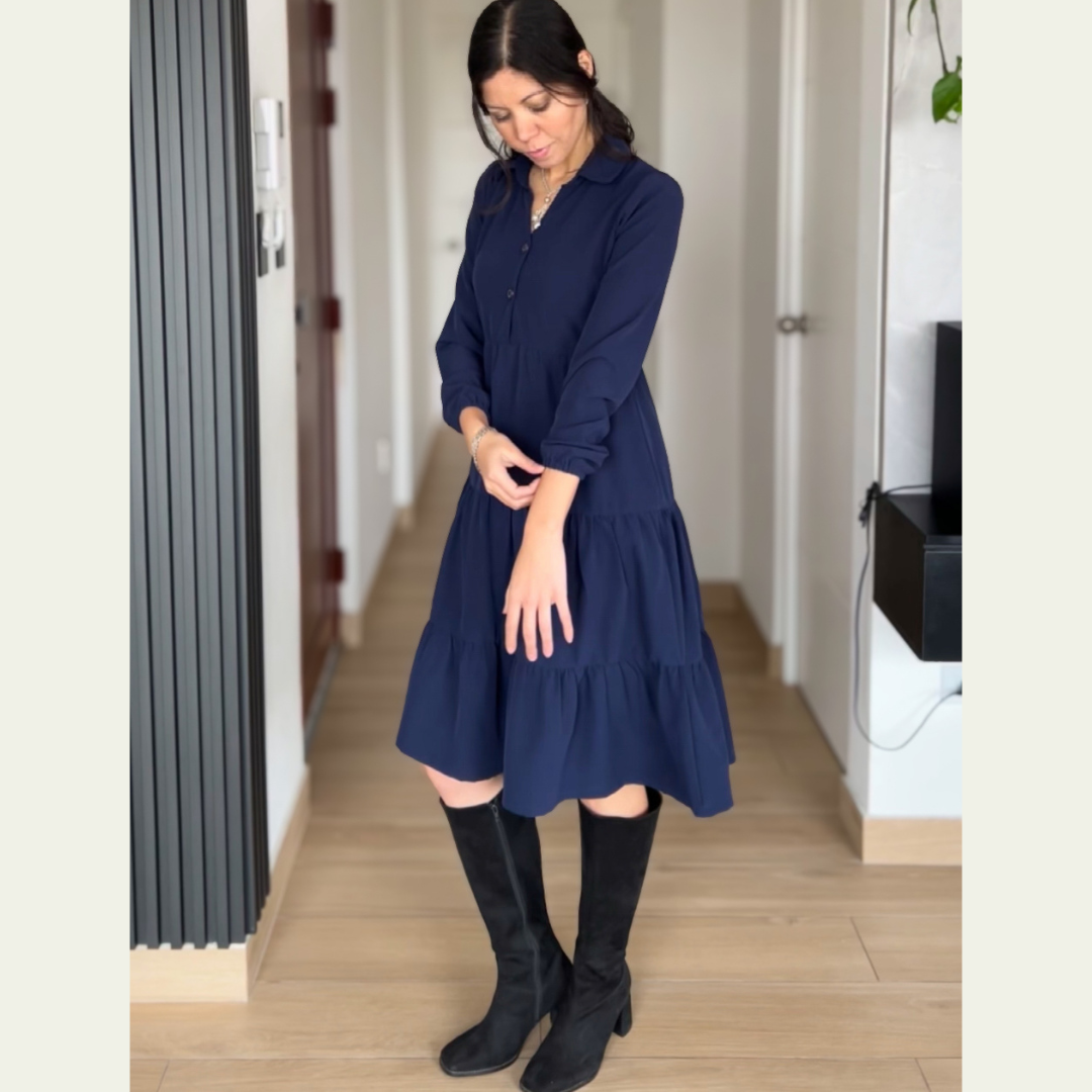 Vestido Mery - Azul