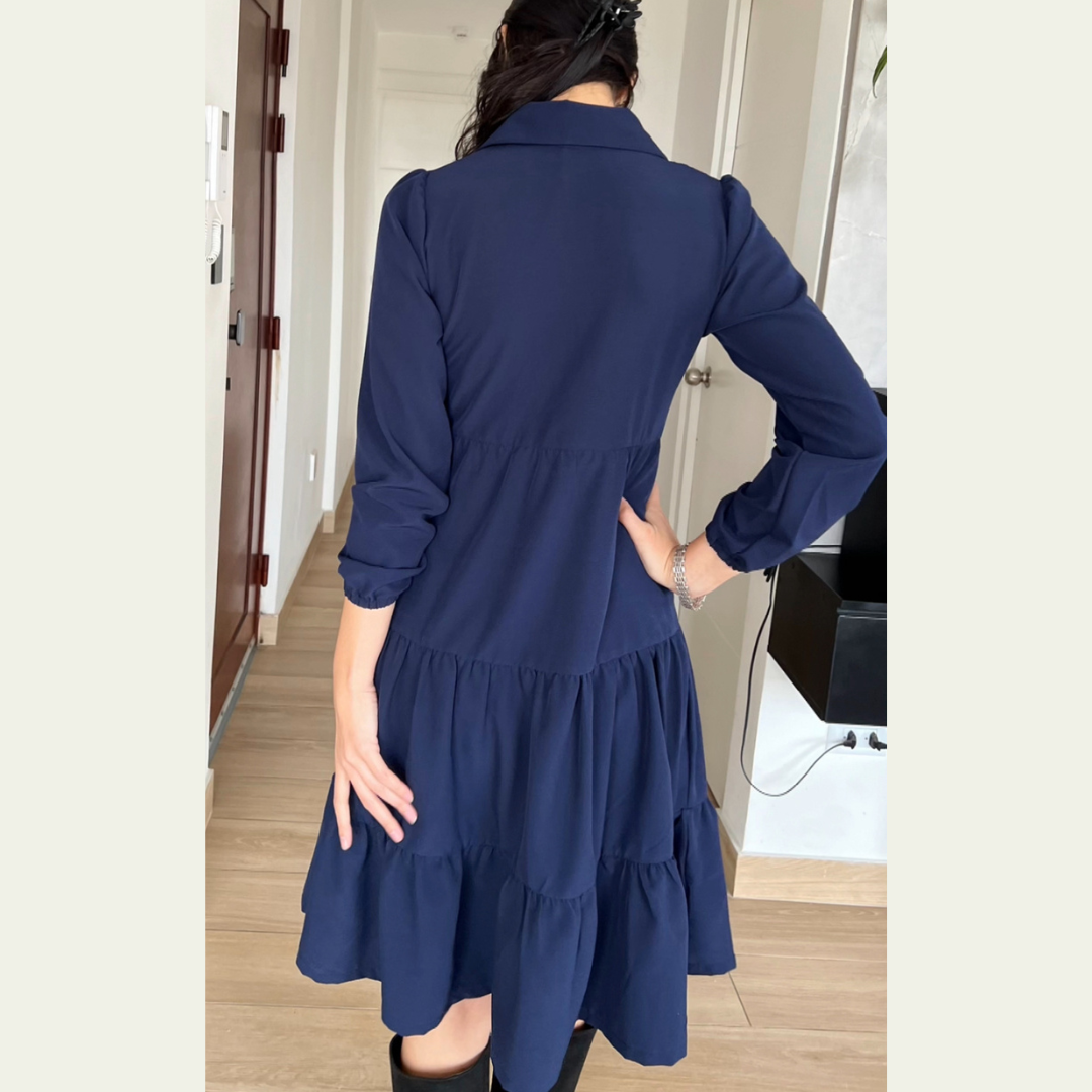 Vestido Mery - Azul