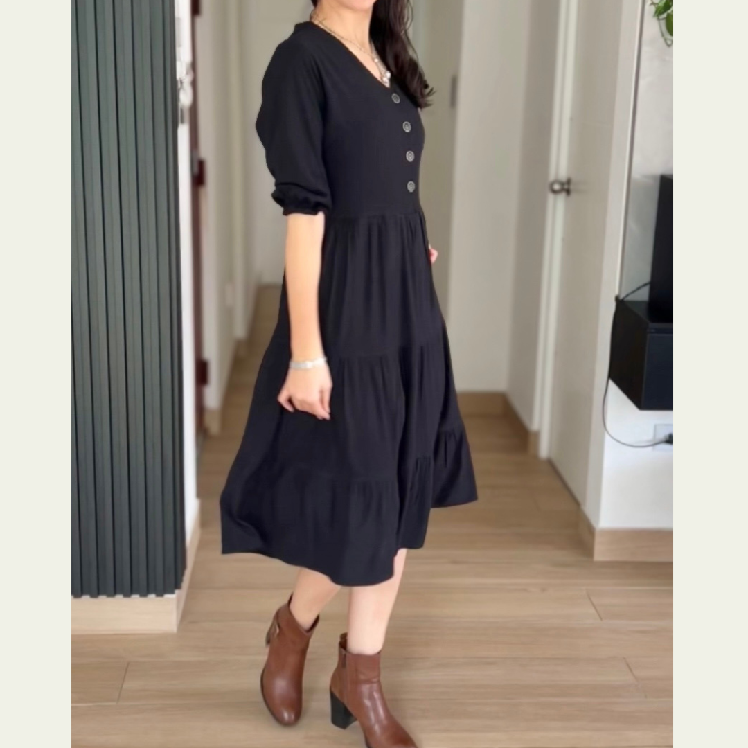Vestido Aurora - negro