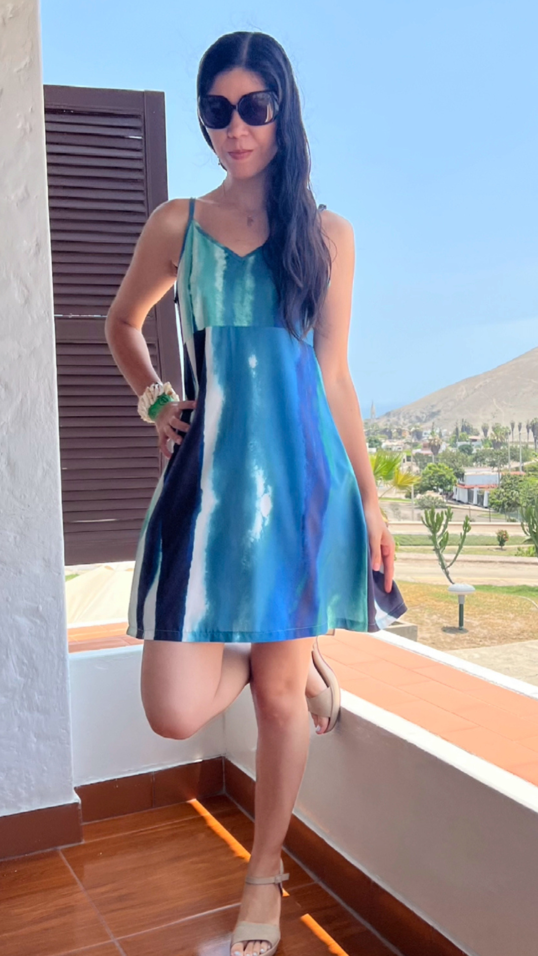 Vestido Alejandra - Celeste