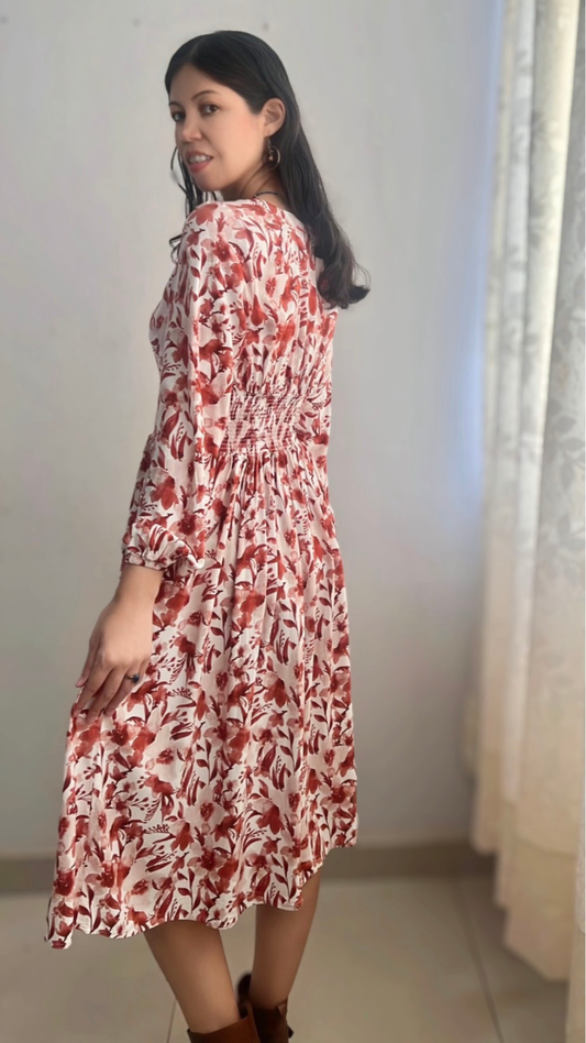 Vestido Arlet - Terracota