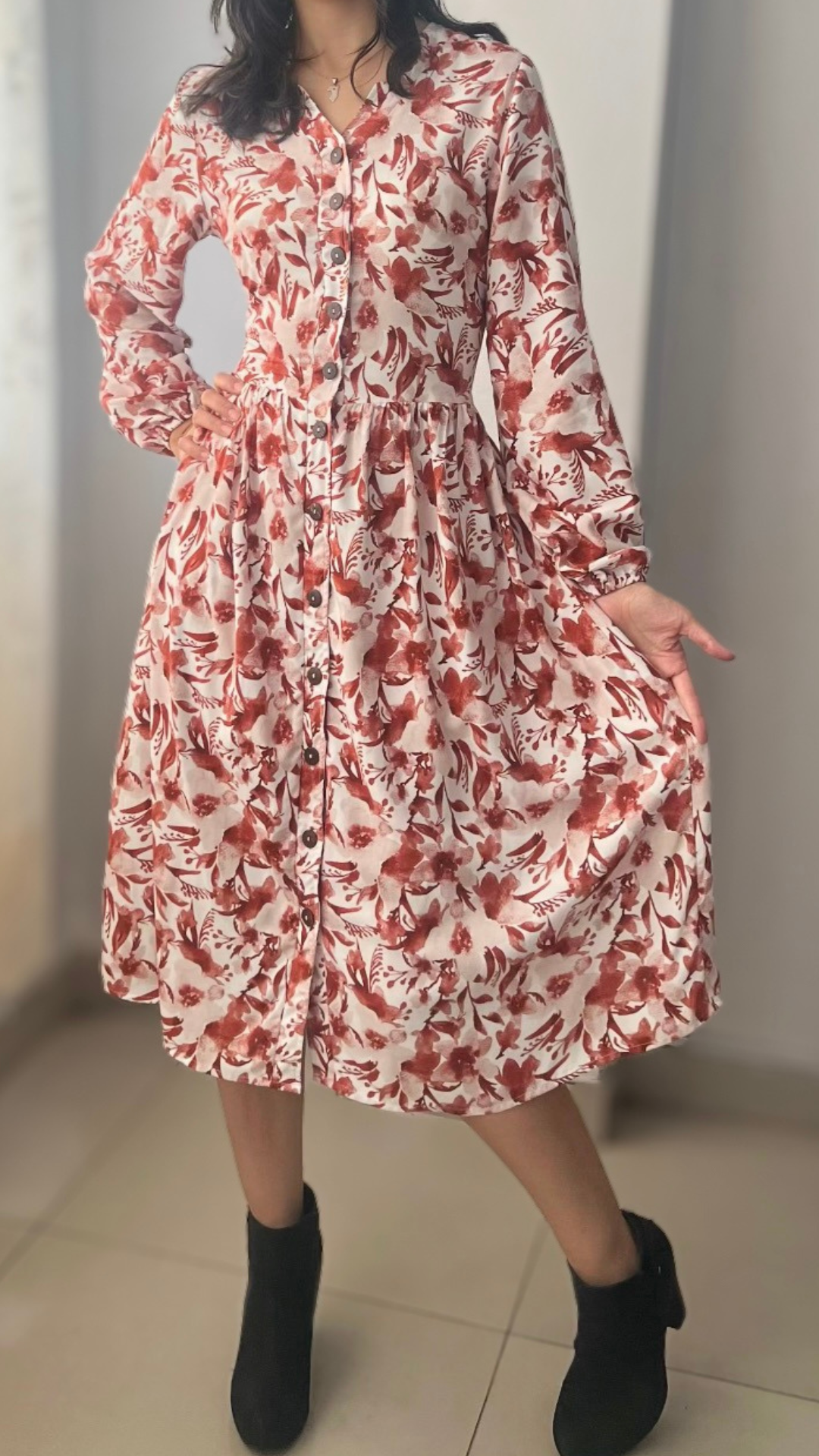 Vestido Arlet - Terracota