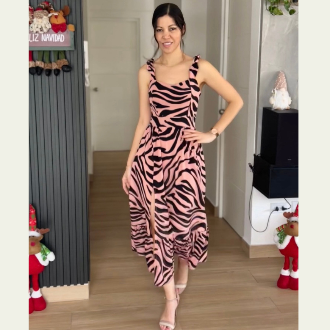 Vestido Camila - Palo rosa