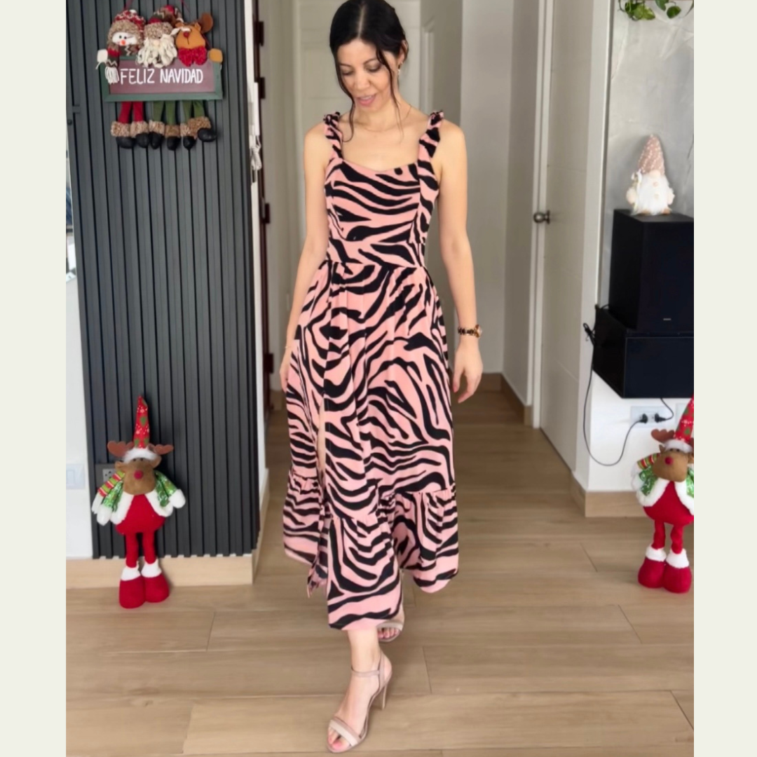 Vestido Camila - Palo rosa