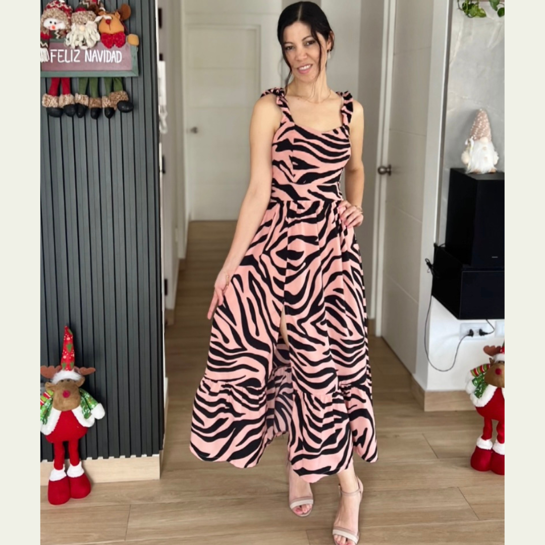 Vestido Camila - Palo rosa