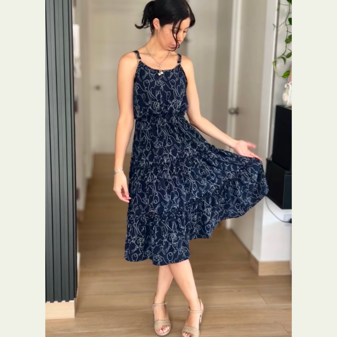 Vestido Micaela - Azul
