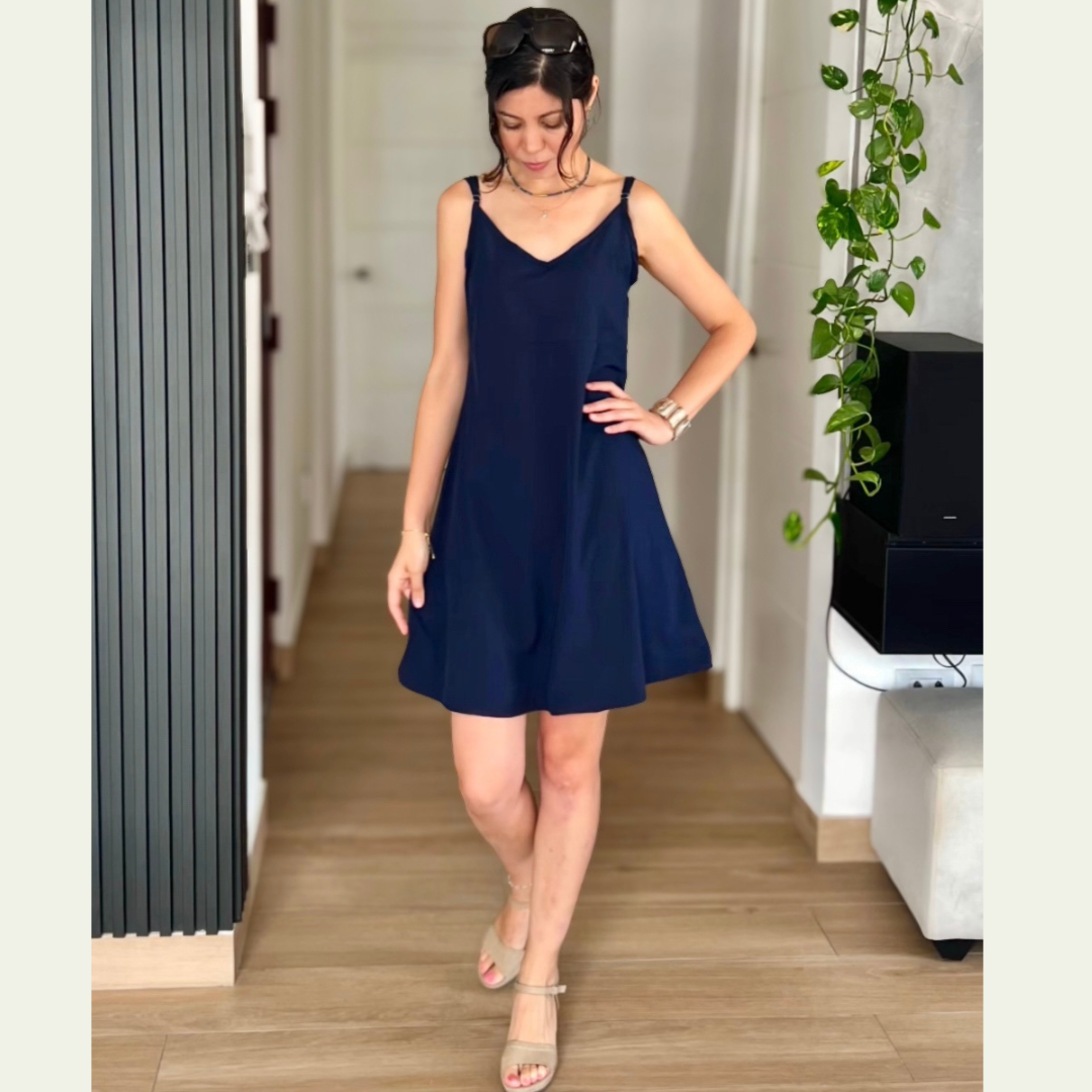 Vestido Alejandra - Azul