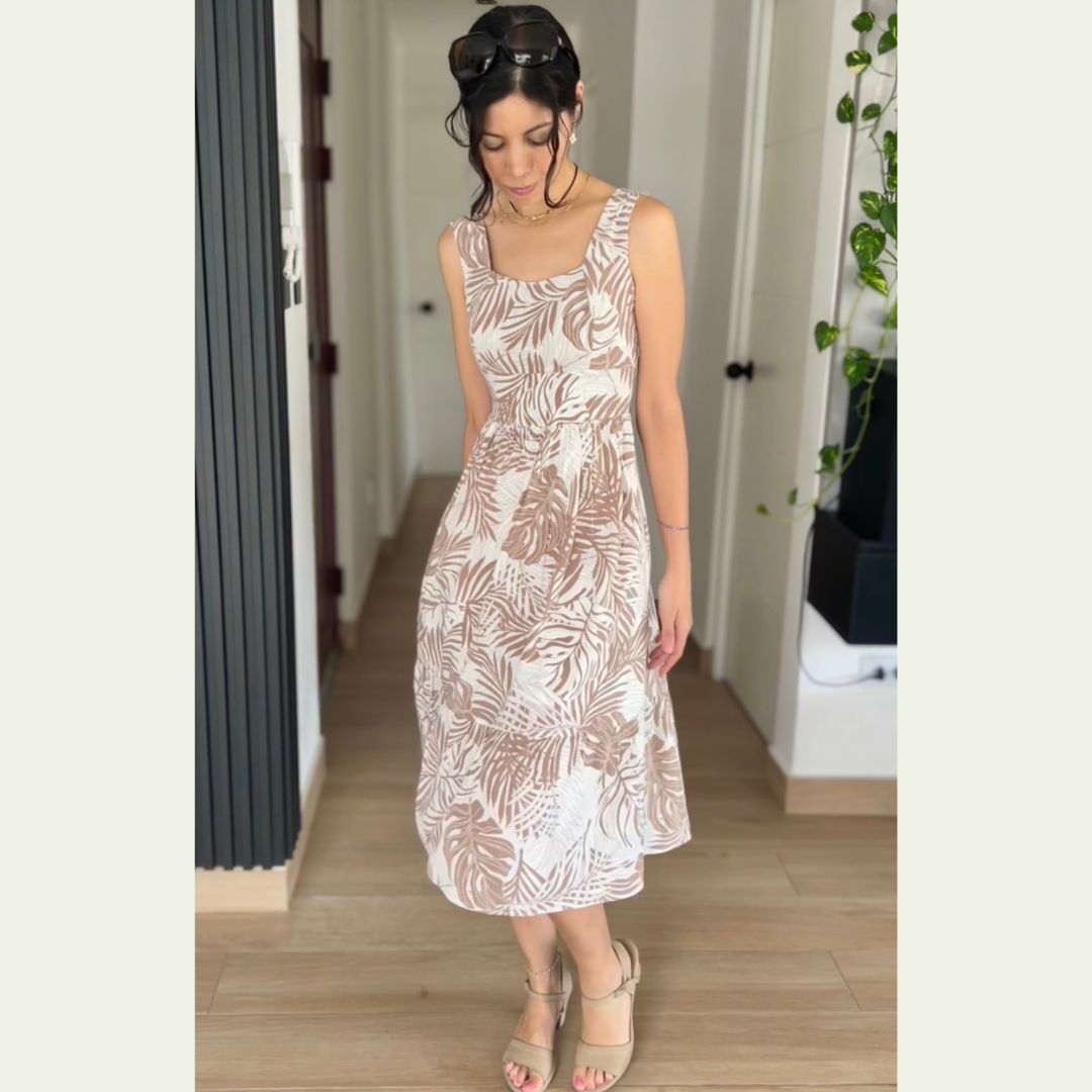 Vestido Dary - Marrón claro