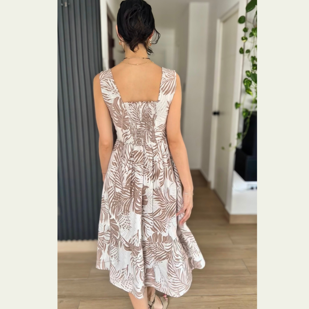 Vestido Dary - Marrón claro
