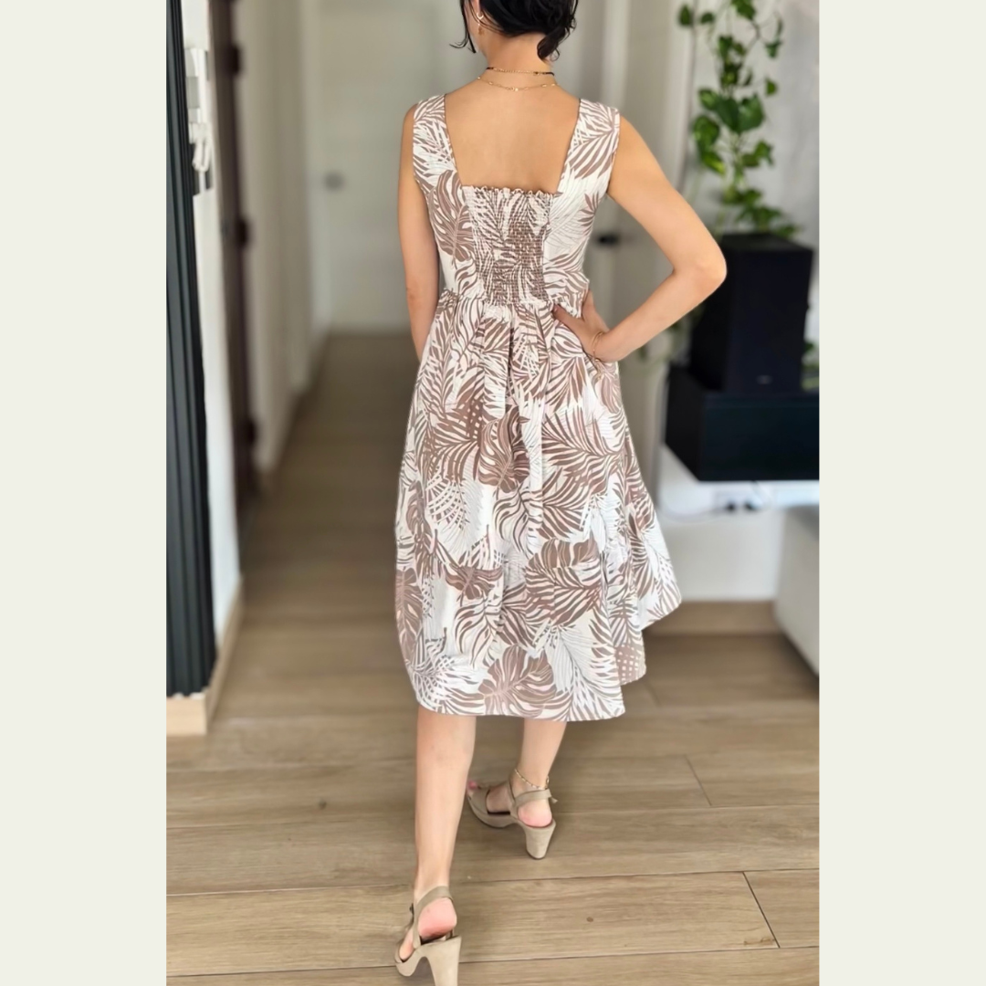 Vestido Dary - Marrón claro