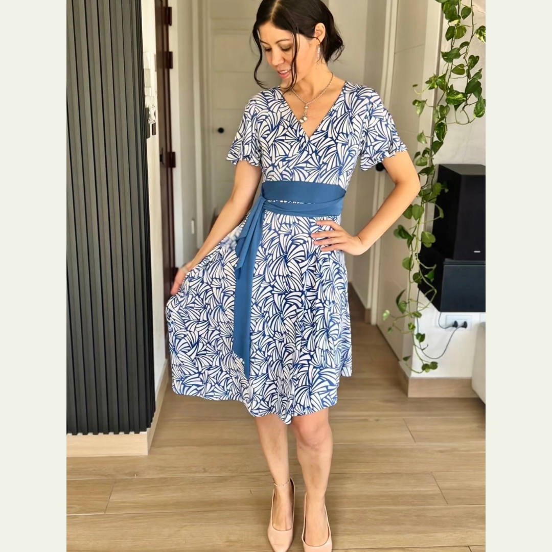 Vestido Sami - Celeste