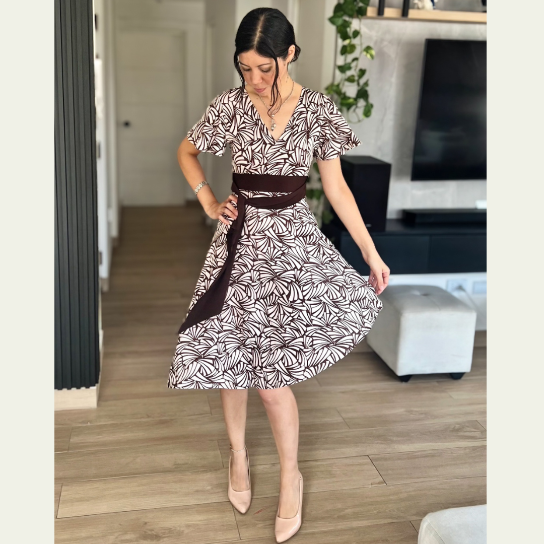 Vestido Sami - Marrón