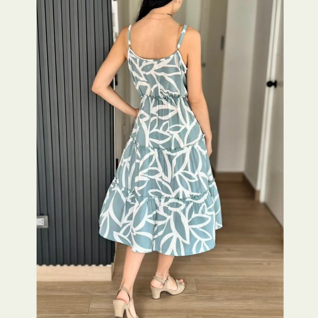 Vestido Micaela - Verde agua