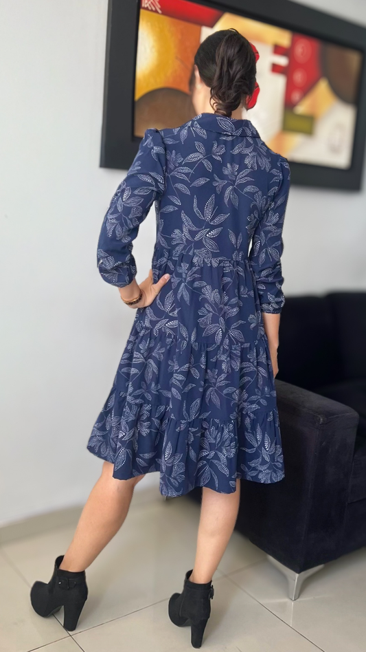 Vestido Mery - Azul