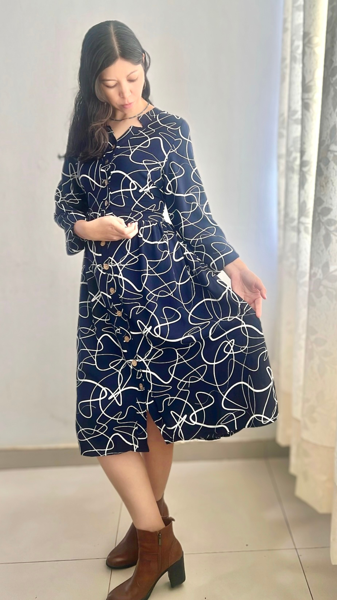 Vestido Arlet - Azul
