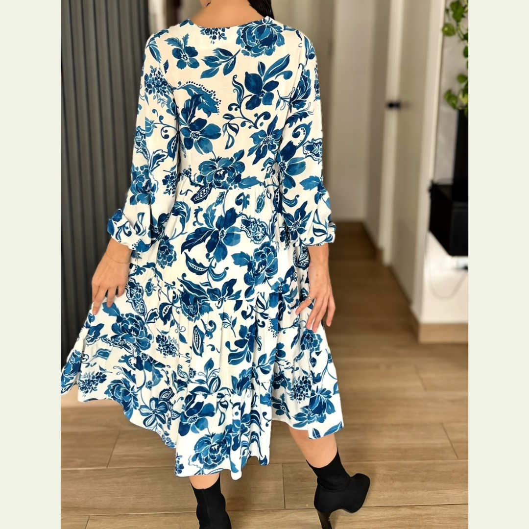 Vestido Adriana - Celeste
