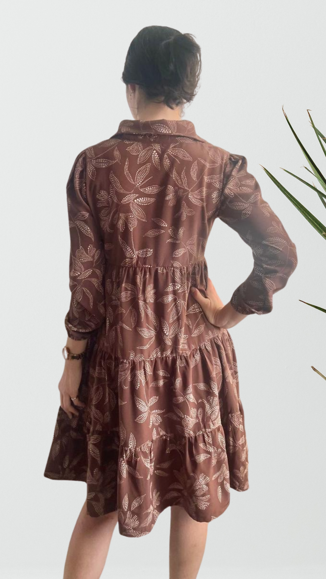 Vestido Mery - Marrón canela