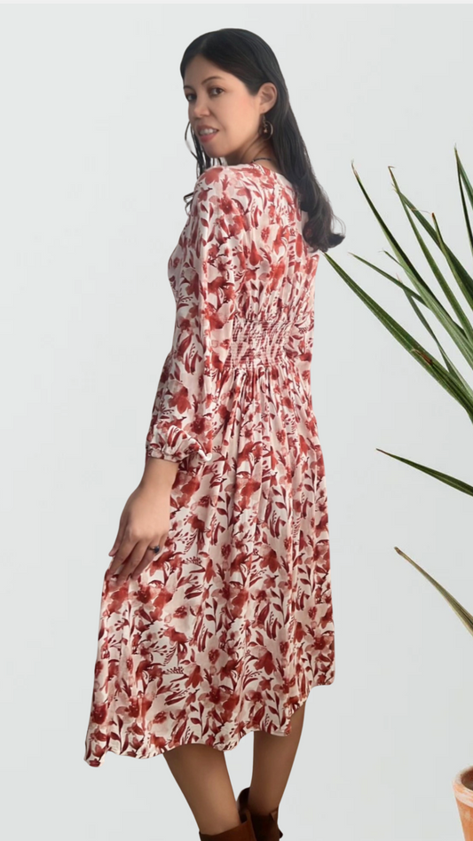 Vestido Arlet - Terracota