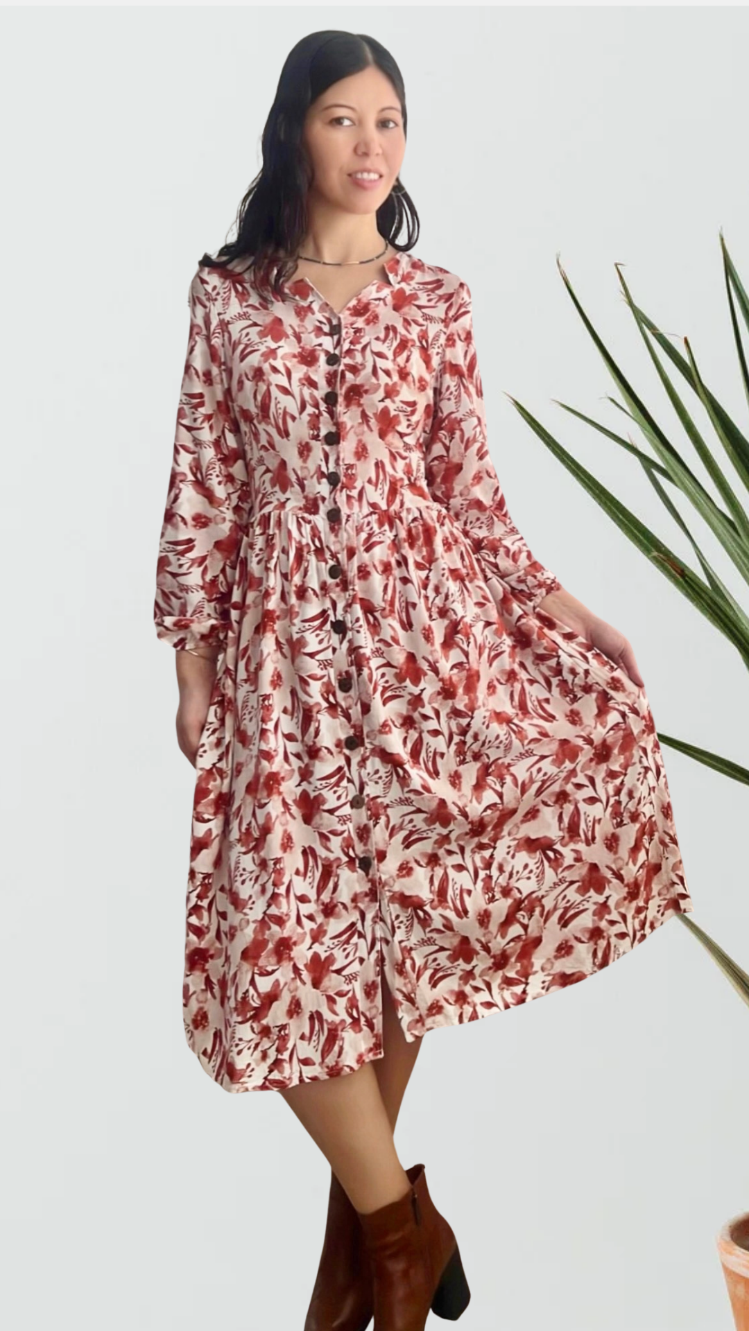 Vestido Arlet - Terracota