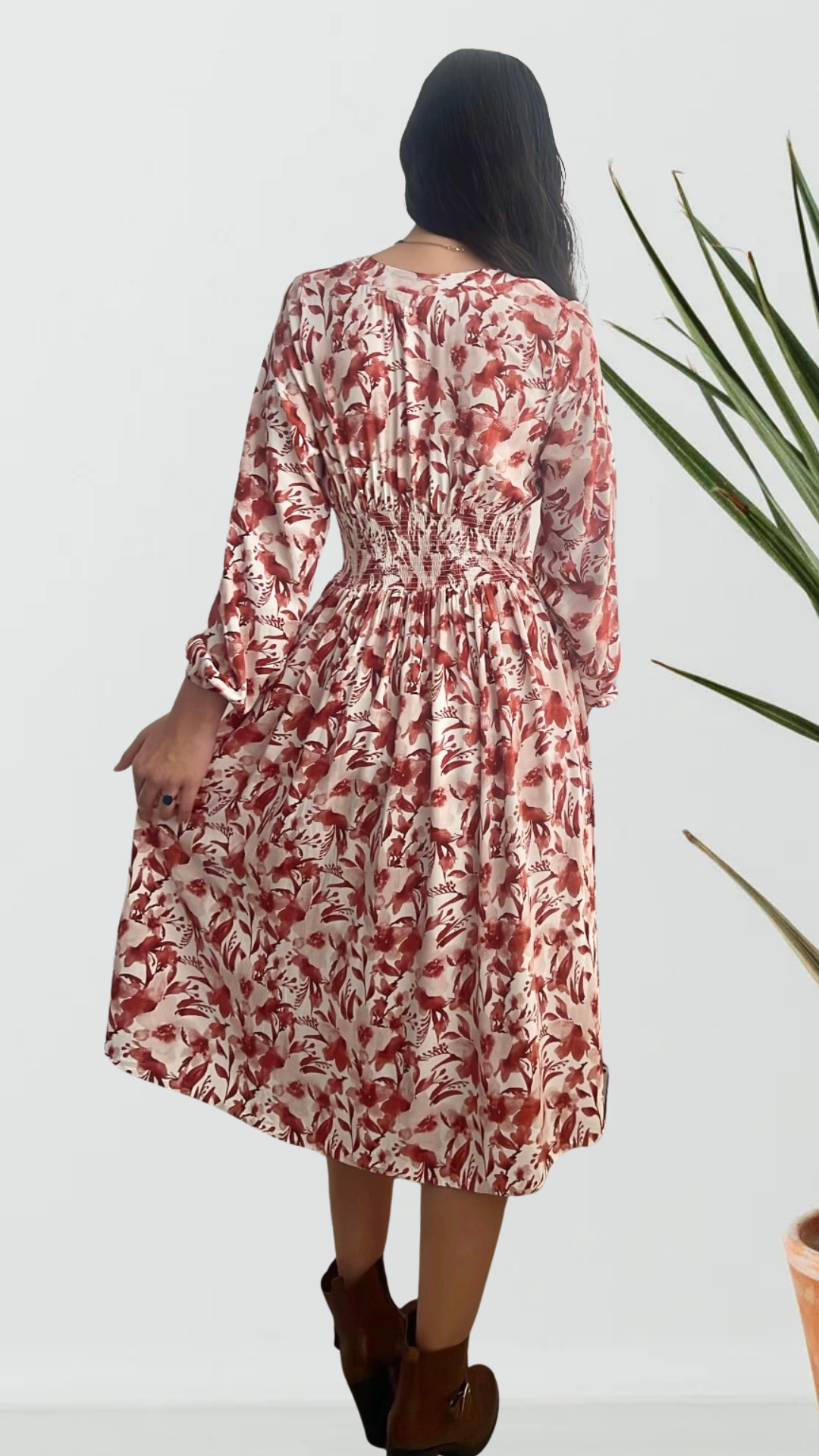 Vestido Arlet - Terracota