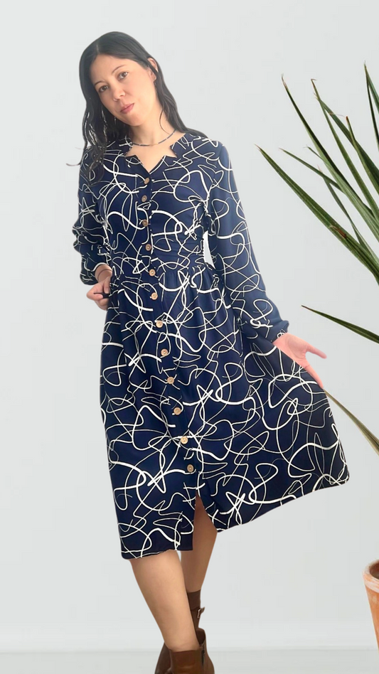 Vestido Arlet - Azul