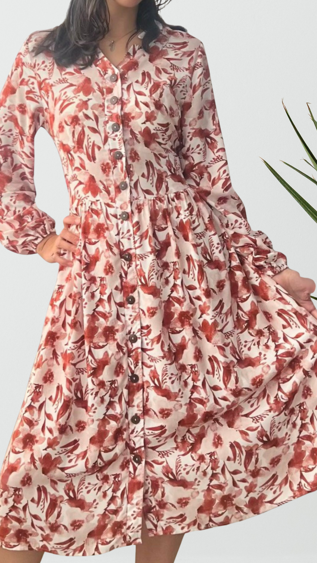 Vestido Arlet - Terracota