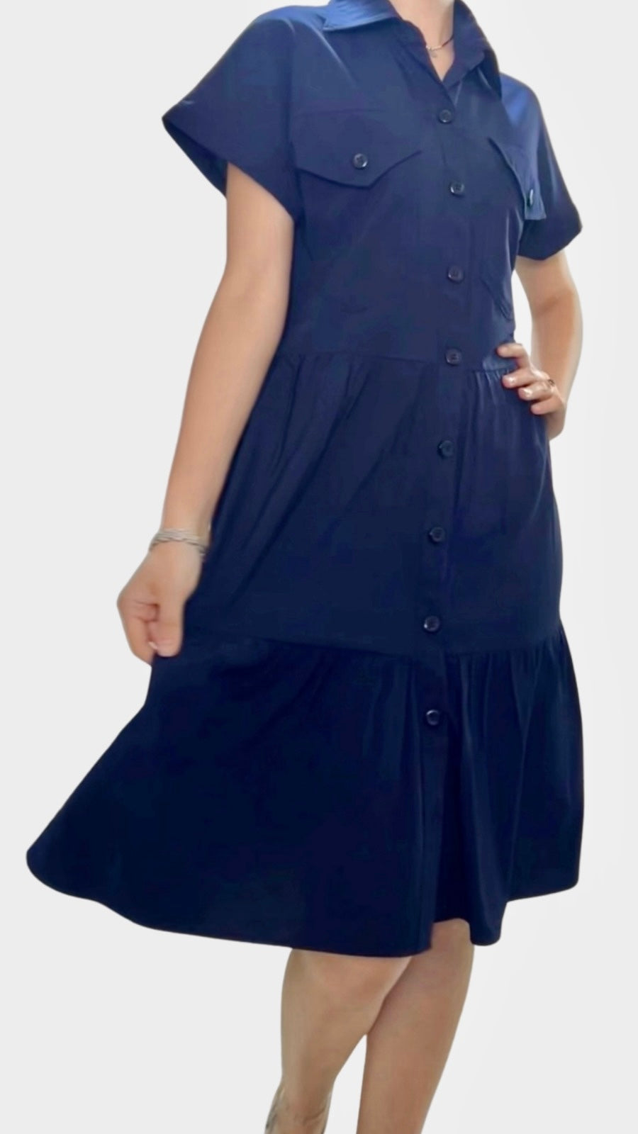 Vestido Andrea - Azul marino