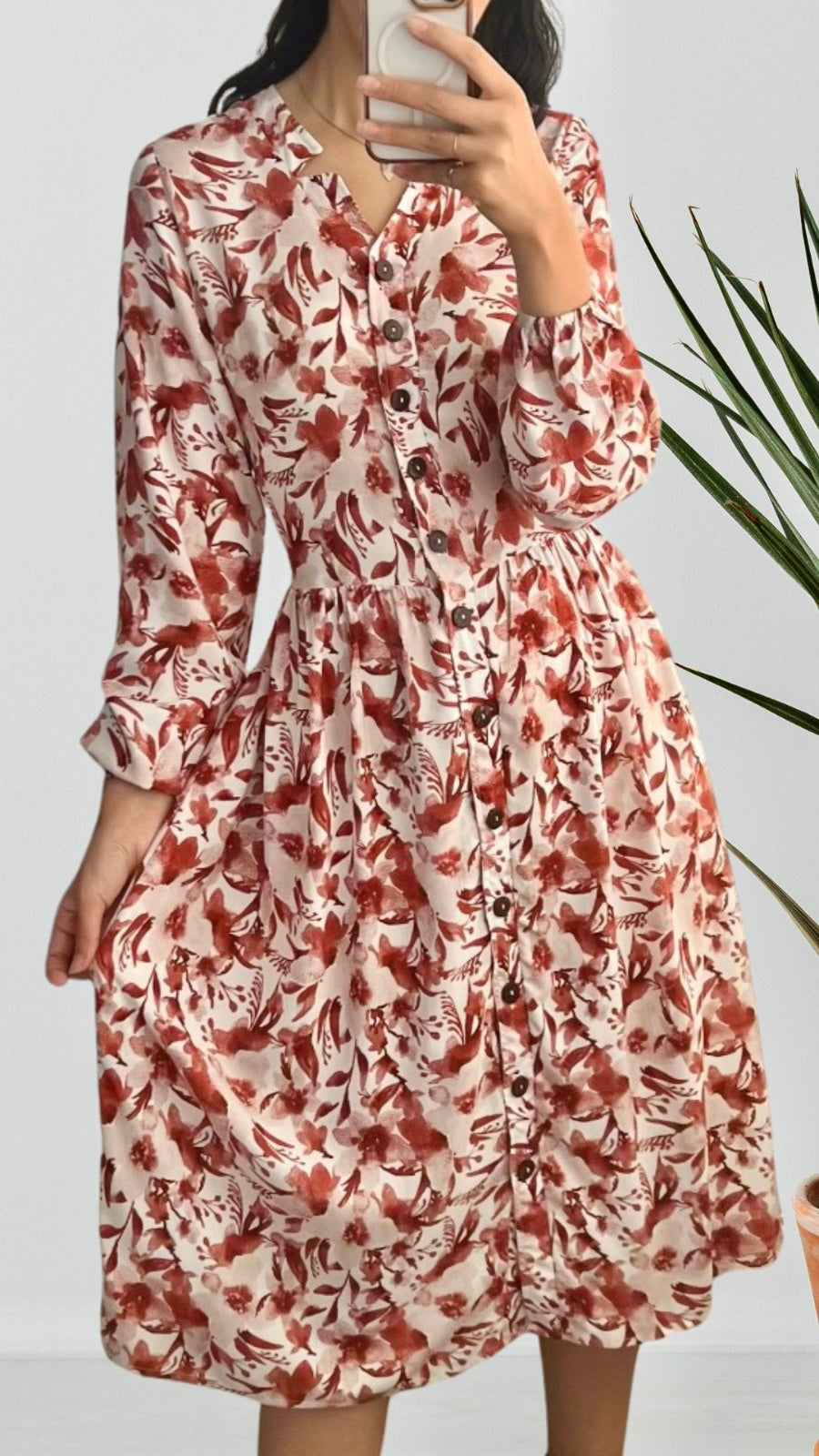 Vestido Arlet - Terracota