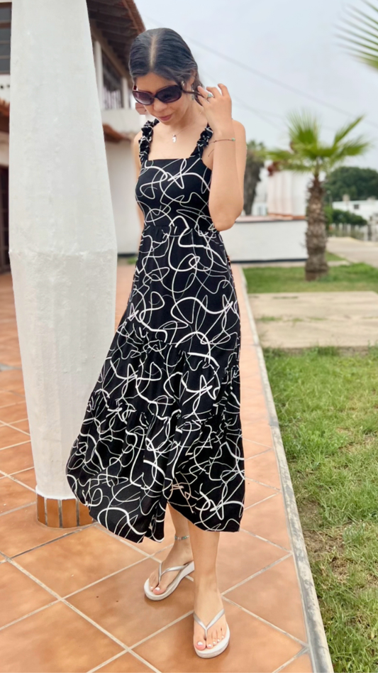 Vestido Catalina - Negro