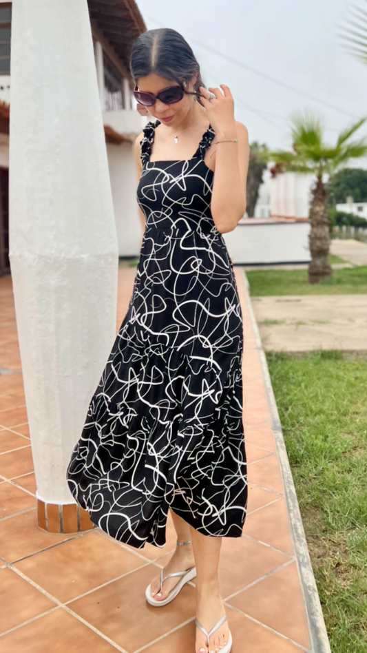 Vestido Catalina - Negro