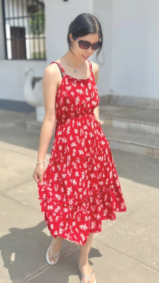 Vestido Micaela - Rojo