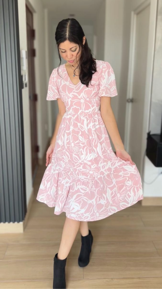 Vestido Ariana - Rosado