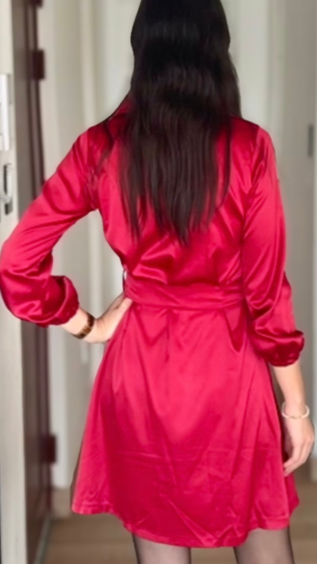 Vestido Emma - Rojo vino