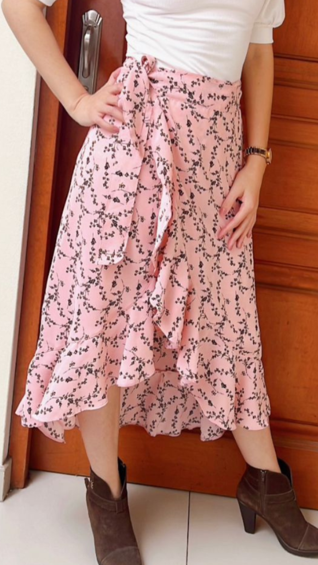 Falda Venecia - rosado