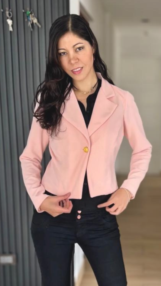 Saquito Milán - Rosado pastel