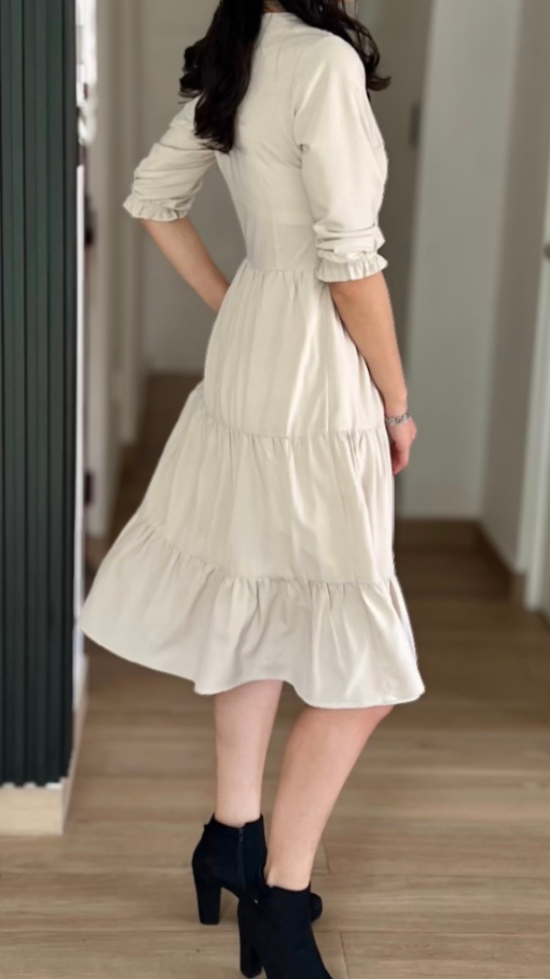 Vestido Aurora - Crema