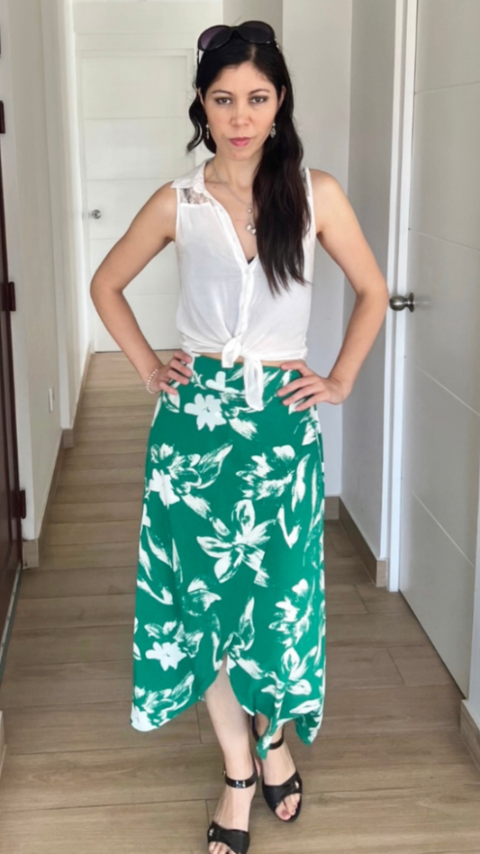Falda Valery - verde