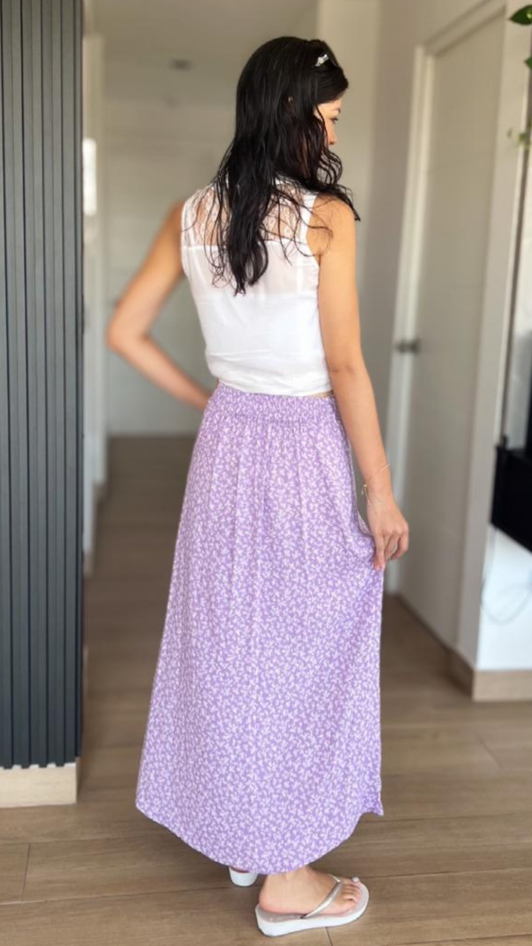 Falda Valery lila