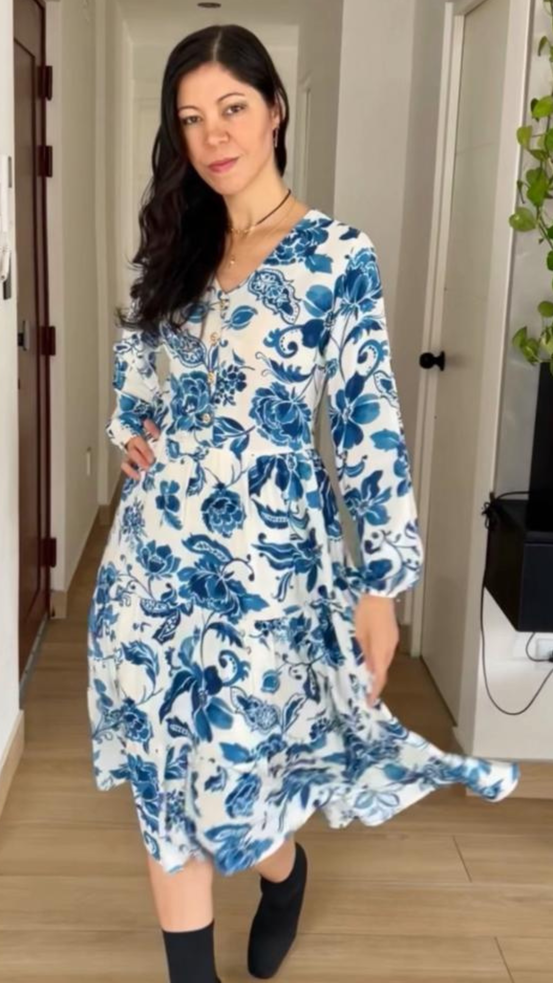 Vestido Adriana - Celeste