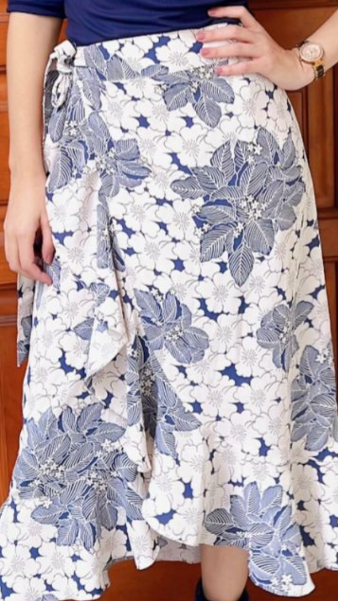 Falda Venecia - celeste