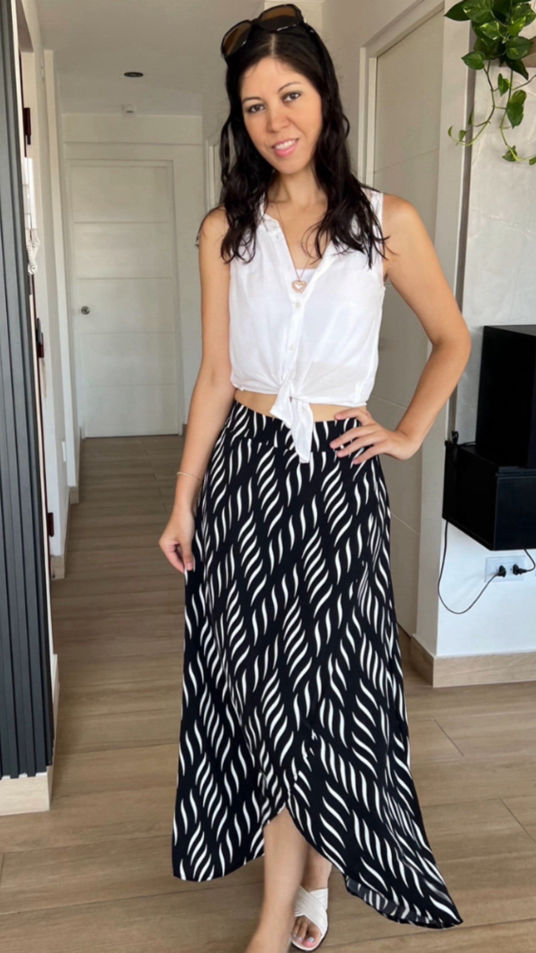 Falda Valery negro