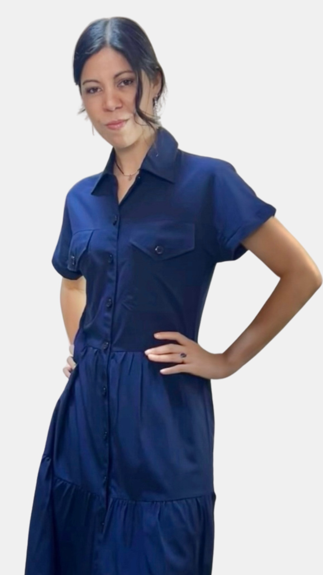 Vestido Andrea - Azul marino