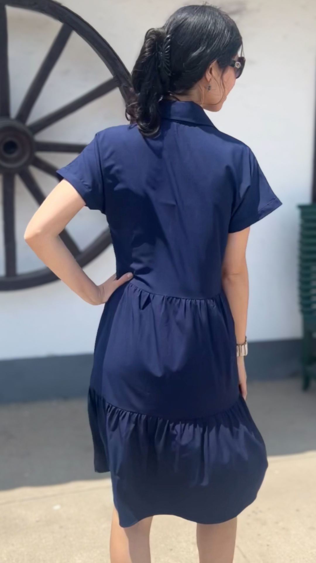 Vestido Andrea - Azul marino