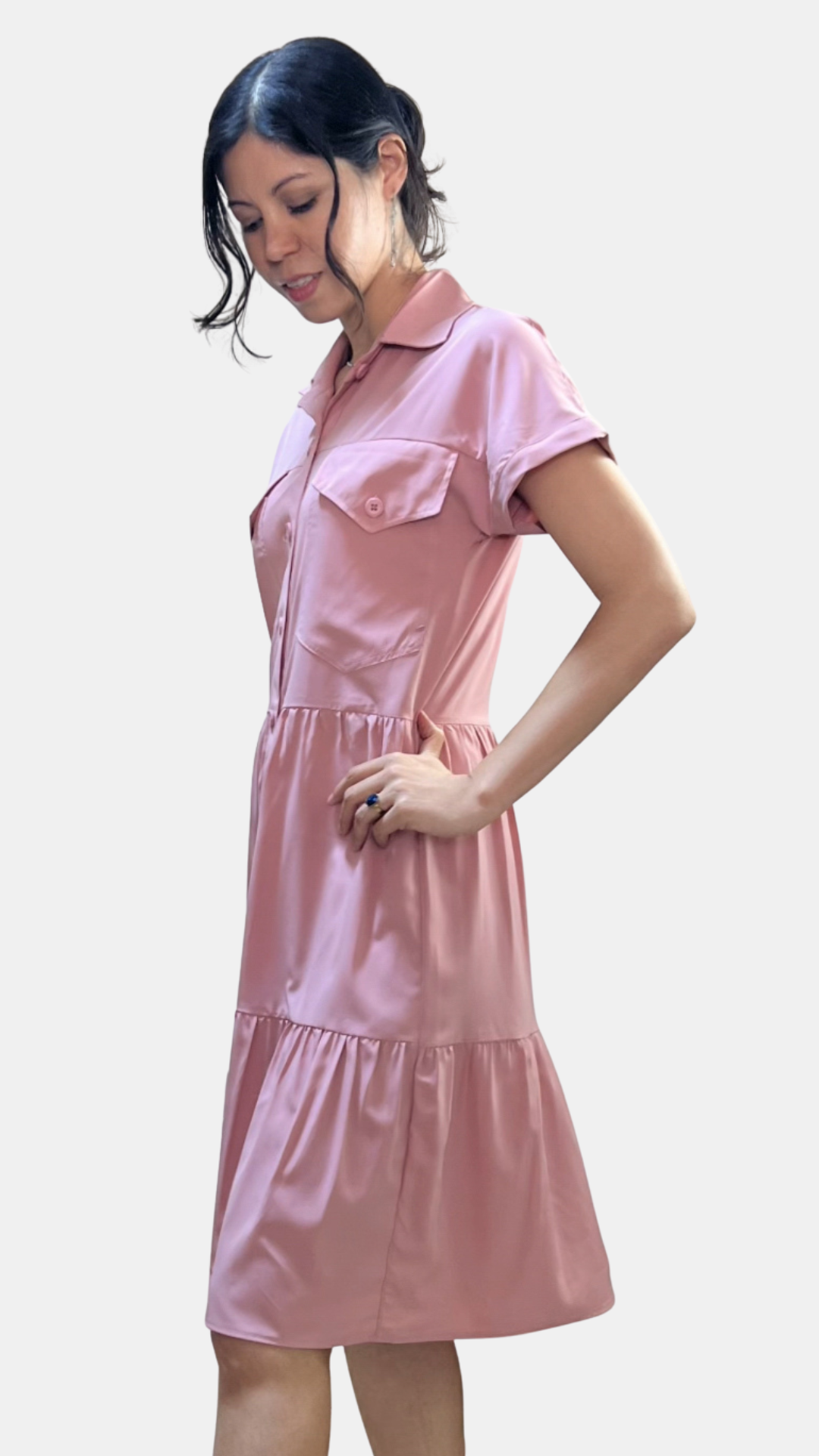 Vestido Andrea - Palo rosa