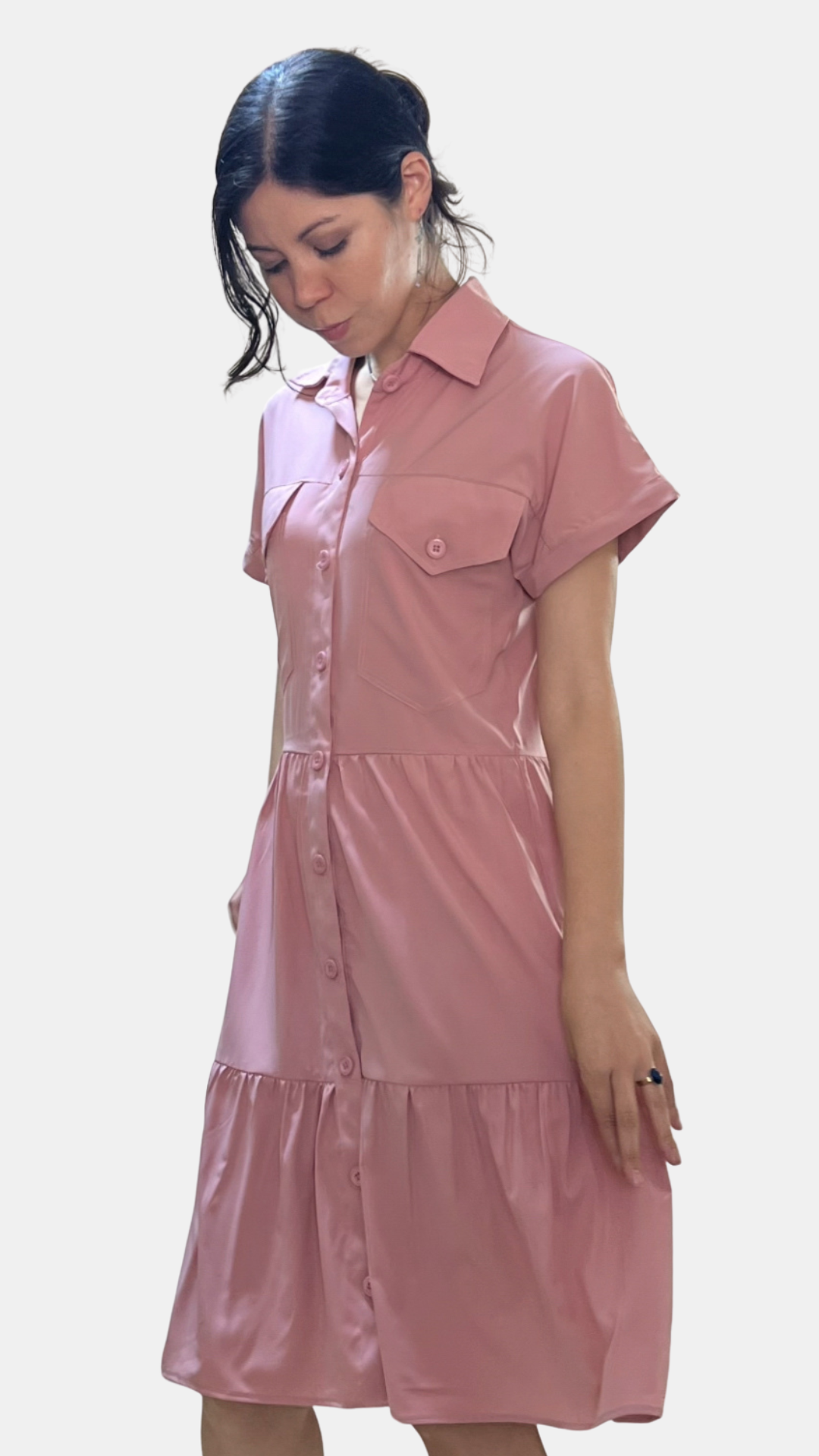 Vestido Andrea - Palo rosa