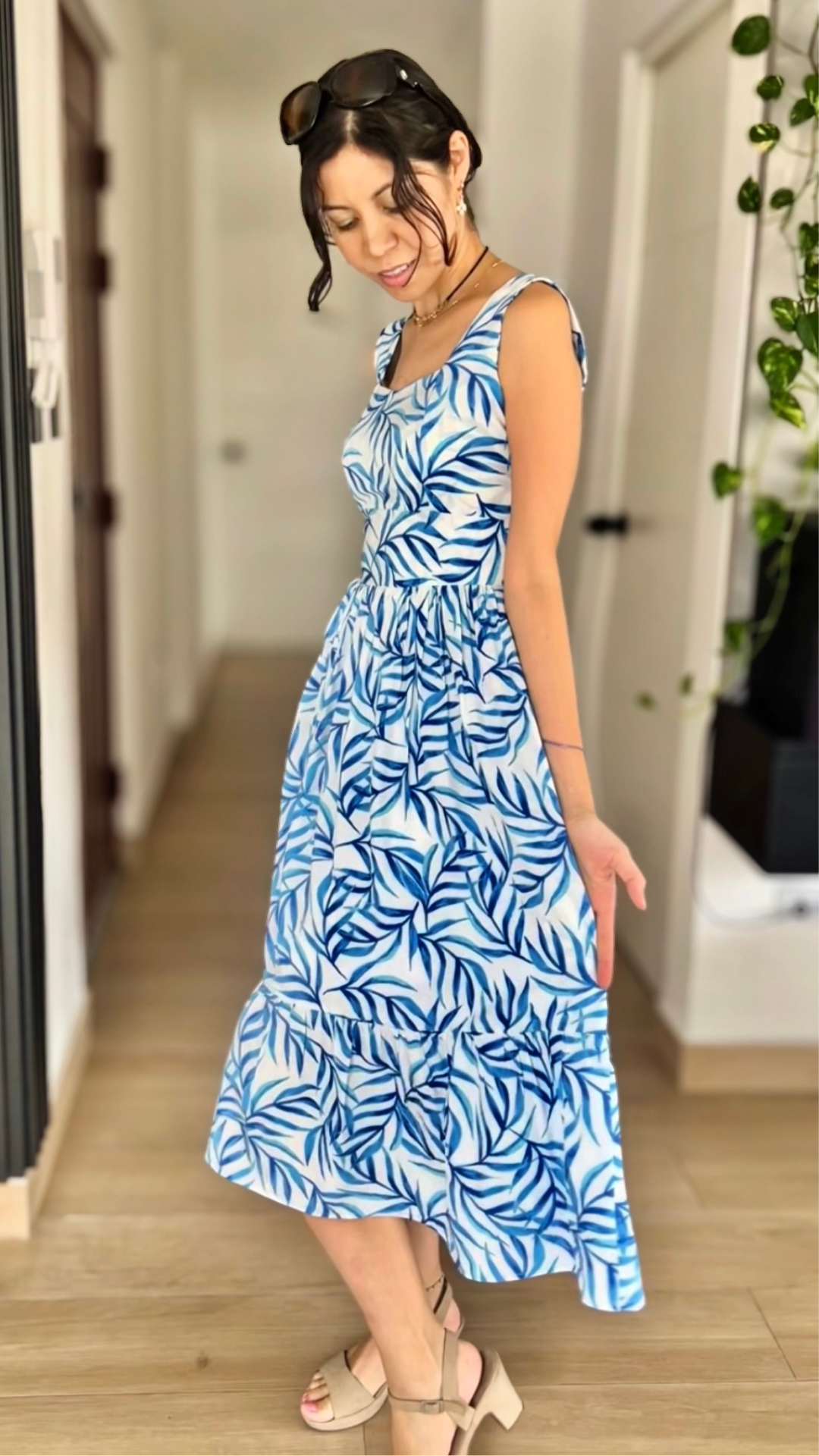 Vestido Dary - Celeste