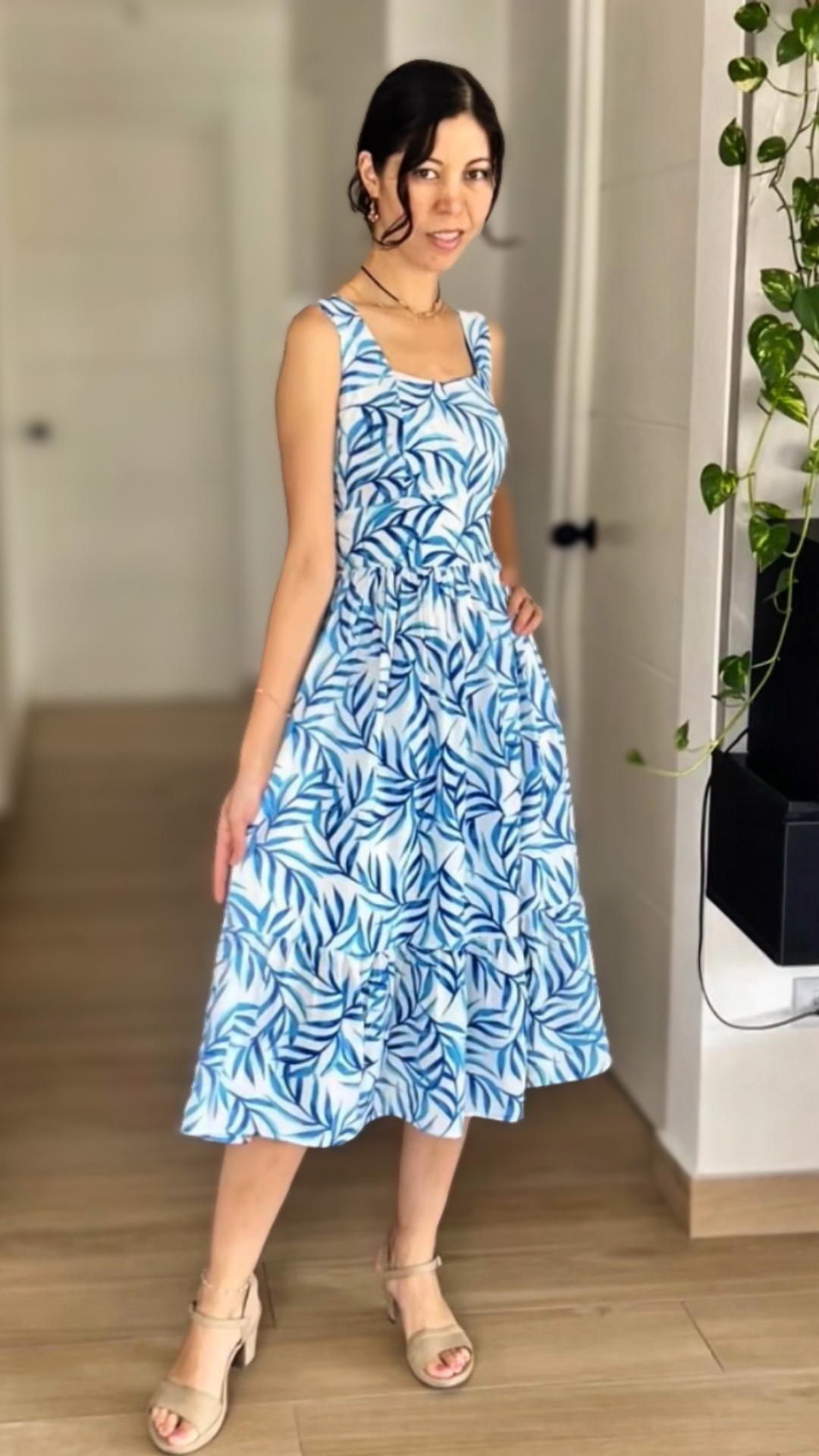 Vestido Dary - Celeste