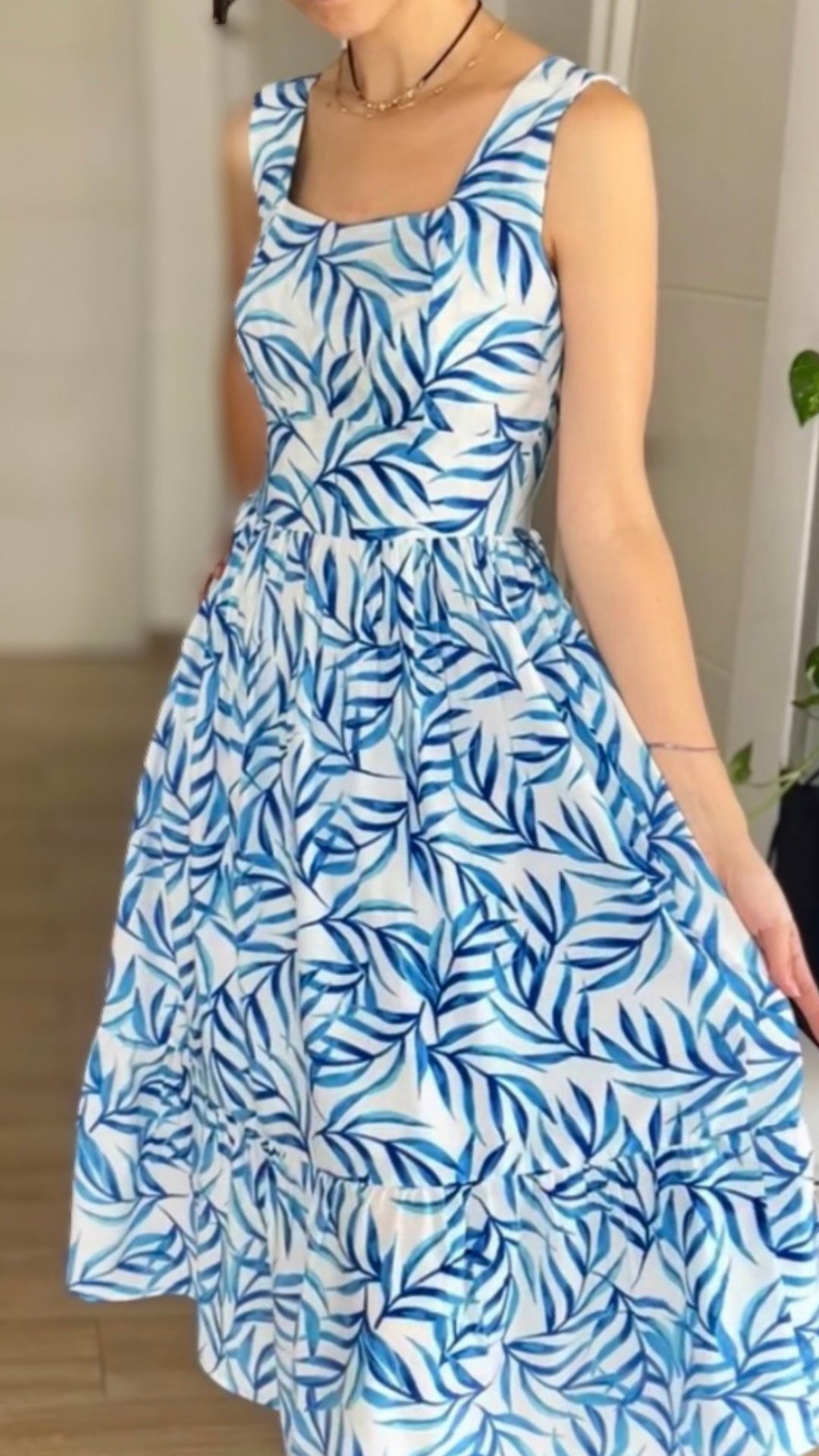 Vestido Dary - Celeste