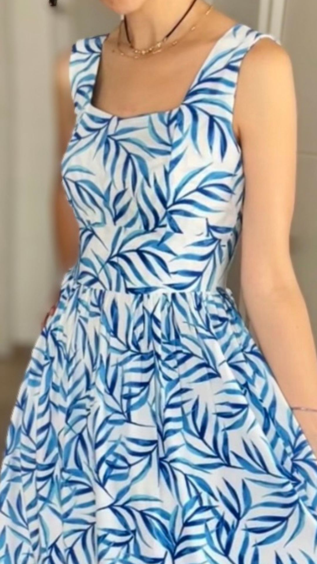 Vestido Dary - Celeste