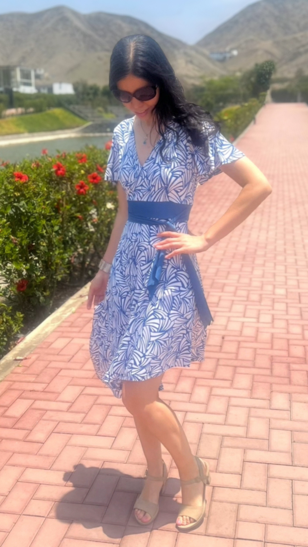 Vestido Sami - Celeste